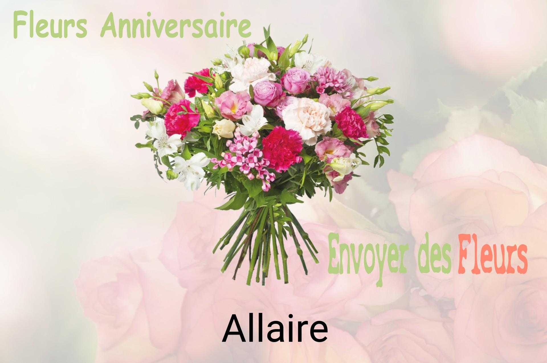 Bouquet de fleurs d’anniversaire livré à Allaire