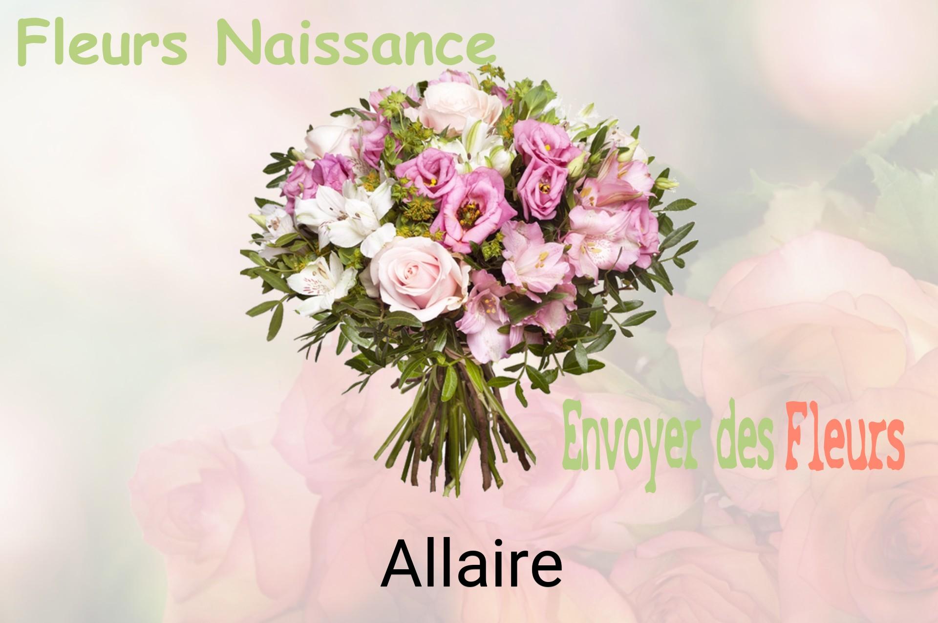 Bouquet de fleurs de naissance livré à Allaire